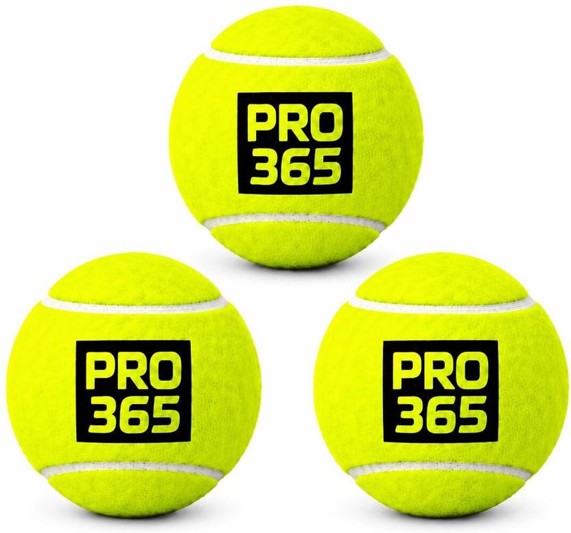 PRO365 Training Tennis Ball for Cricket, Sports and Outdoor Games(pack of 3) Cricket Tennis Ball