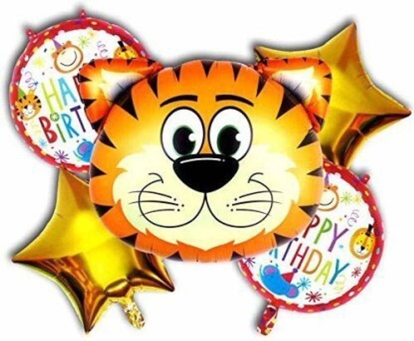 Juneja Enterprises Printed FKM_Balloons_Jungle_Theme_5N81 Balloon