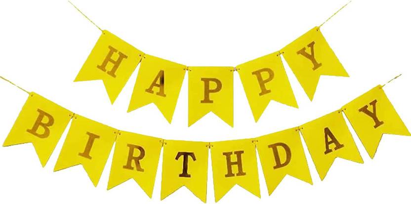 atorakushon Solid Happy Birthday Banner Decoration For Boys Girls Boyfriend Girlfriend Letter Balloon