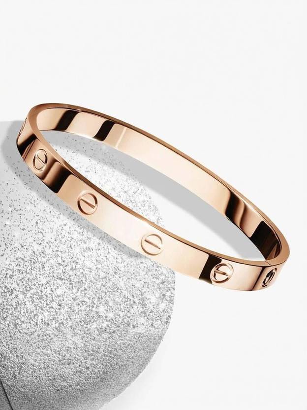Goldiwala Stainless Steel Gold-plated Kada