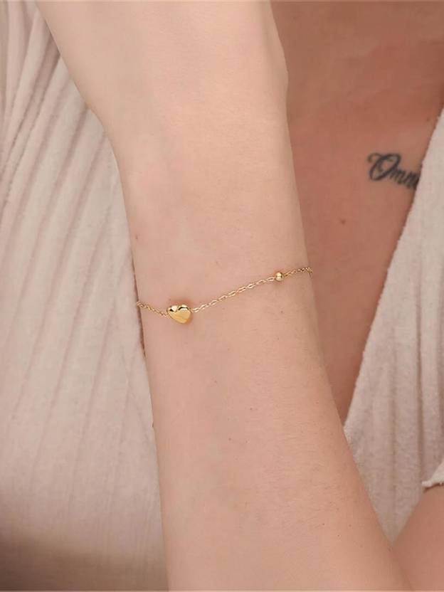 PALMONAS Stainless Steel Gold-plated Bracelet