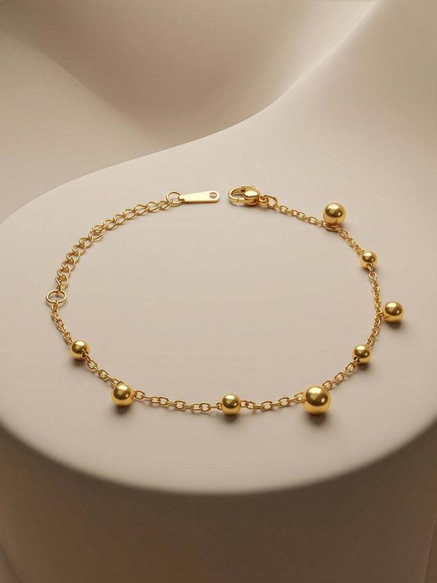 IXIA by GIVA Stainless Steel Gold-plated Bracelet