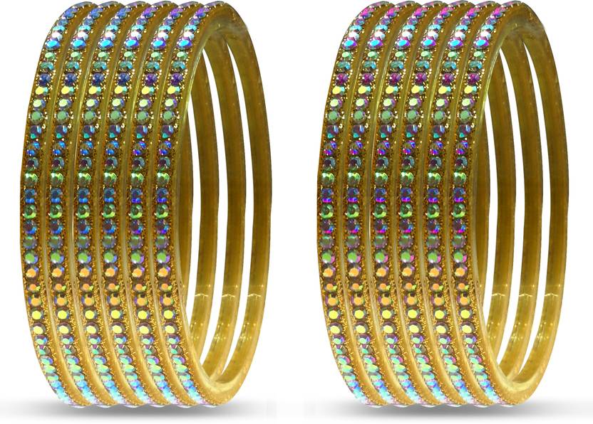 beutifly Glass Bangle Set