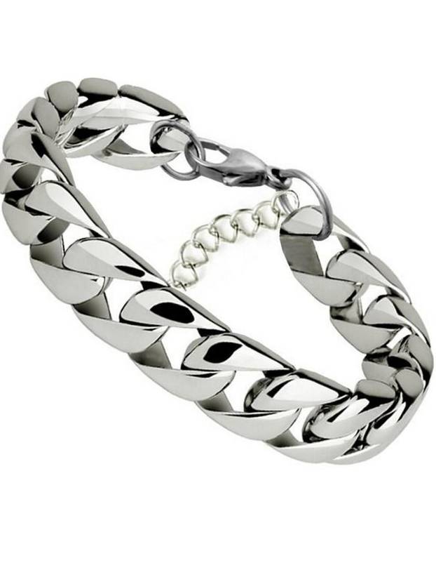 Jagsun Stainless Steel Silver Bracelet