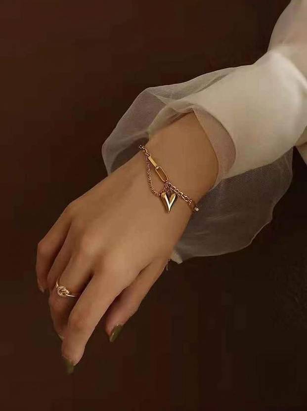 Goldiwala Stainless Steel Gold-plated Bracelet