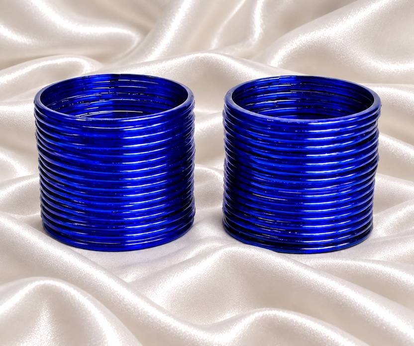 ZULKA Glass Bangle Set