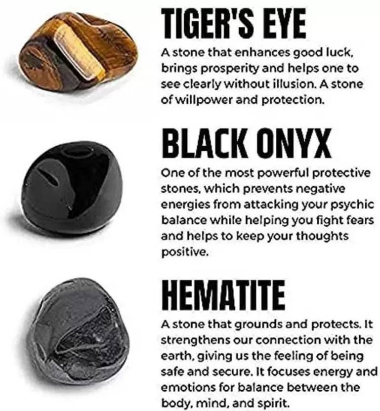 Stone Beads, Agate, Amber, Crystal, Turquoise, Quartz Bracelet  (Pack of 2)