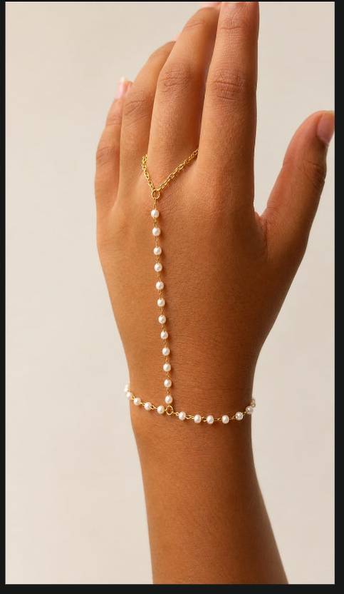 BHAWANI ENTERPRISES Alloy Pearl Hand Thong