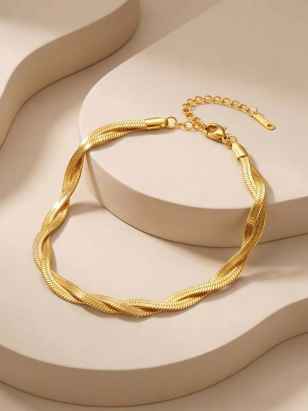 IXIA by GIVA Stainless Steel Gold-plated Bracelet