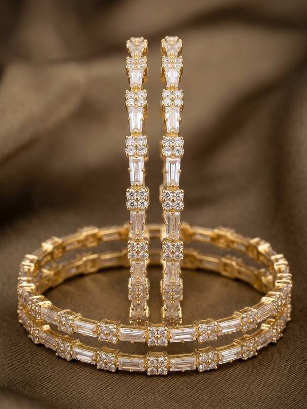 NUI Alloy Gold-plated Bangle Set