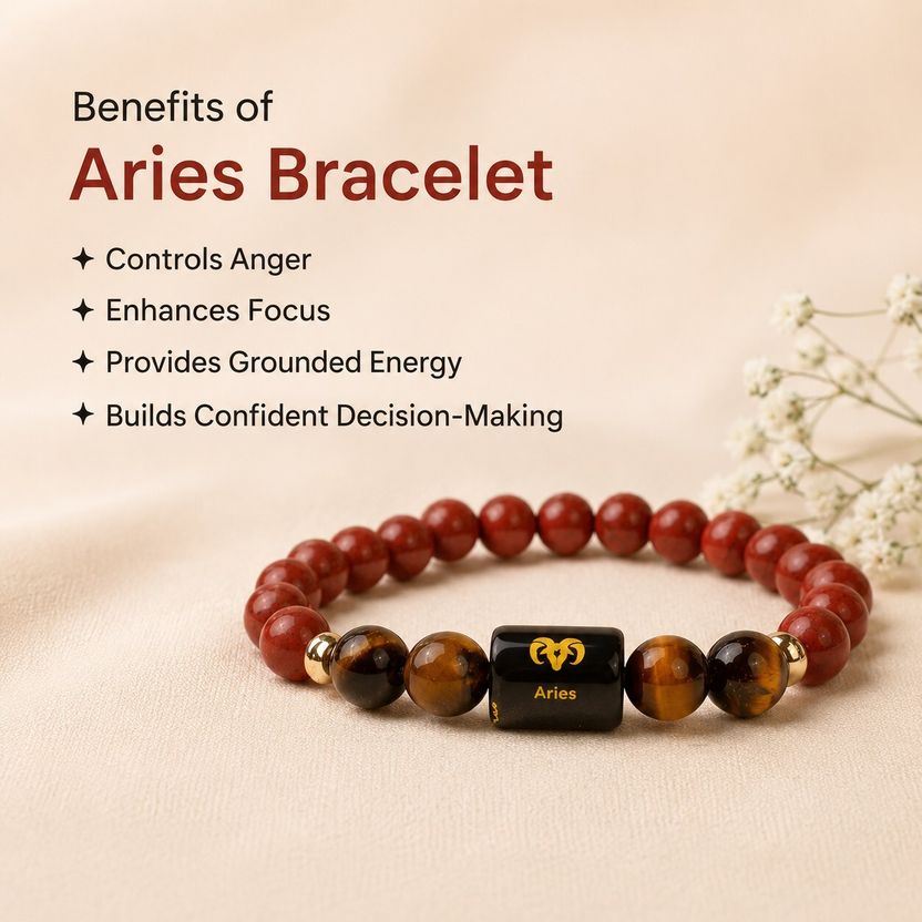 Tanishee- The Real Jewels Stone Beads, Quartz Bracelet Price in India - Image 5