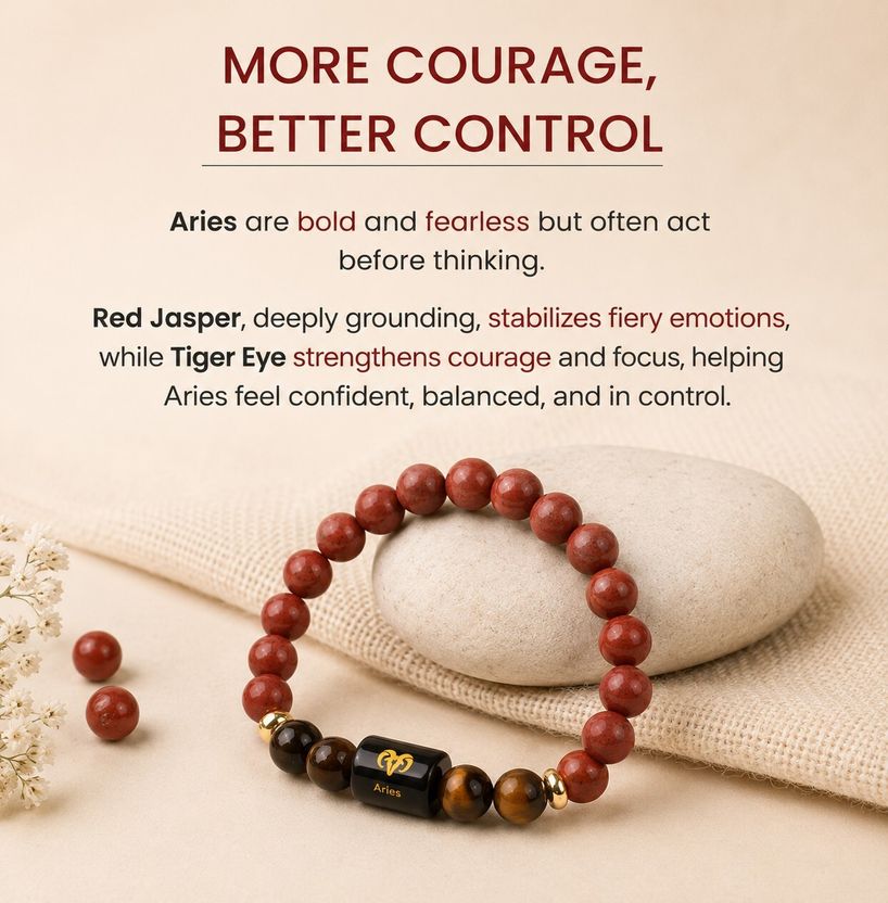 Tanishee- The Real Jewels Stone Beads, Quartz Bracelet Price in India - Image 4