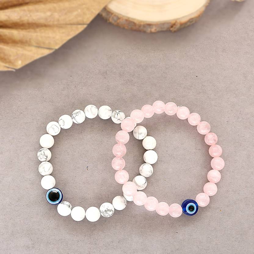 Stone Quartz Bracelet Set  (Pack of 2)