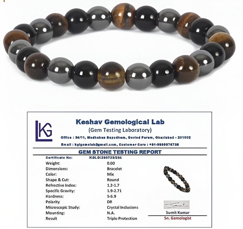 omaya jewels Stone Beads, Crystal Bracelet (Pack of 2) - Image 8