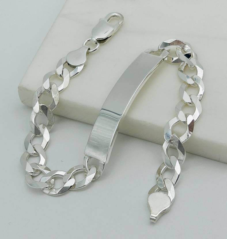 Ajishfashion Alloy, Stainless Steel Silver Bracelet