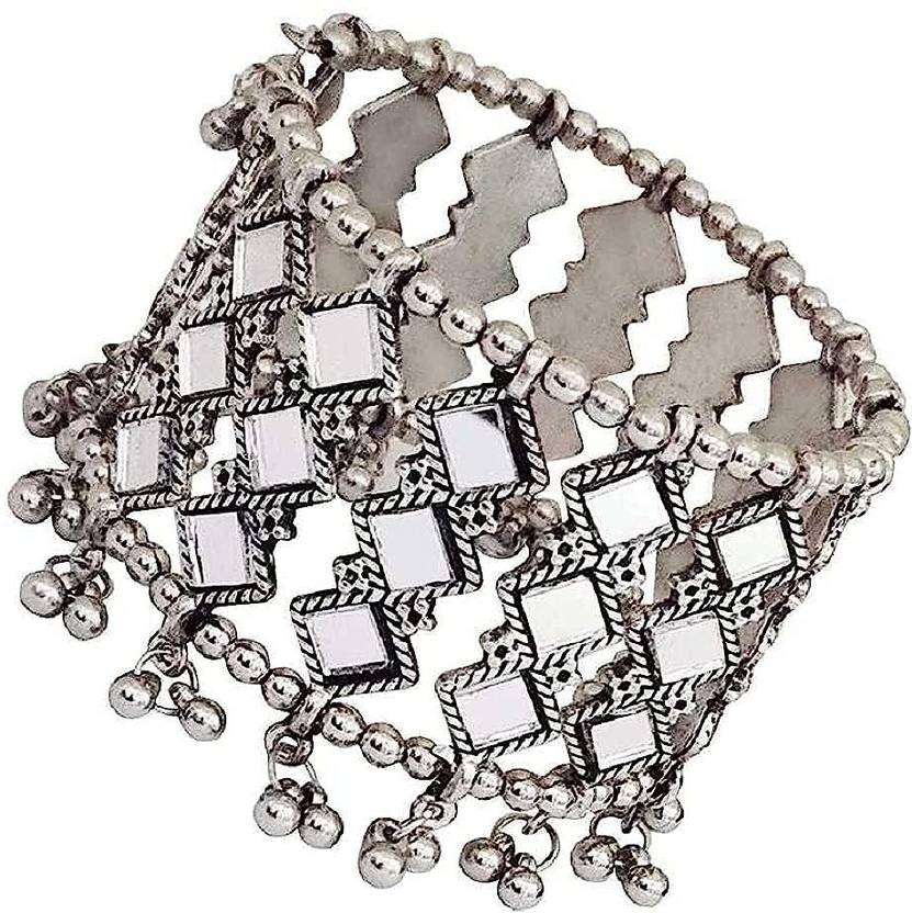 Kaima Oxidised Silver Bangle