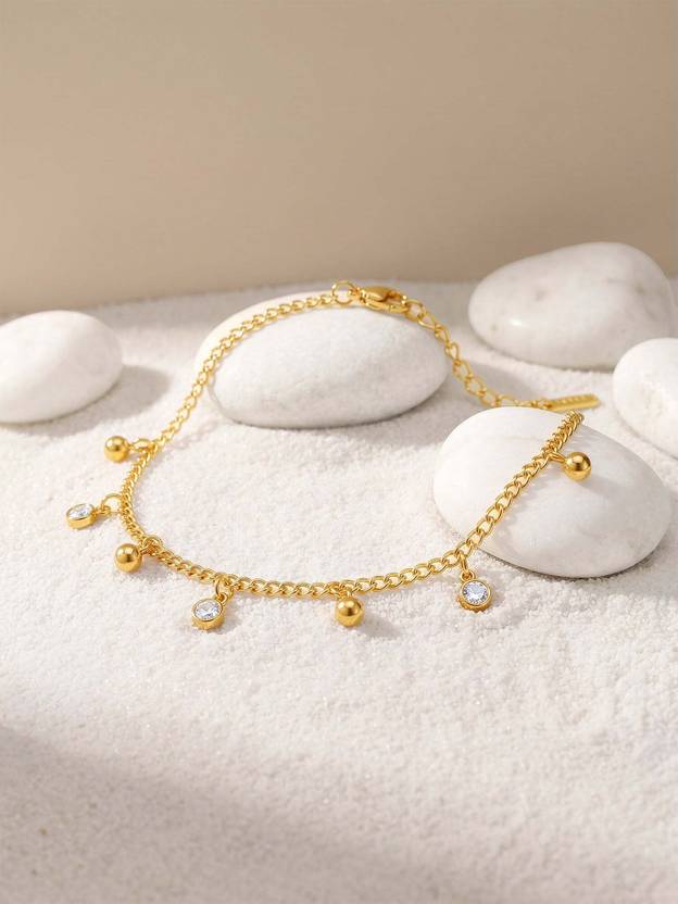 IXIA by GIVA Stainless Steel Gold-plated Bracelet