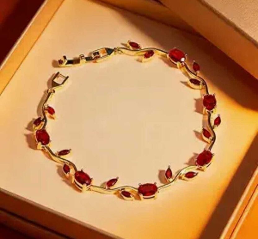 Jualiva Stainless Steel Gold-plated Bangle Set - Image 3