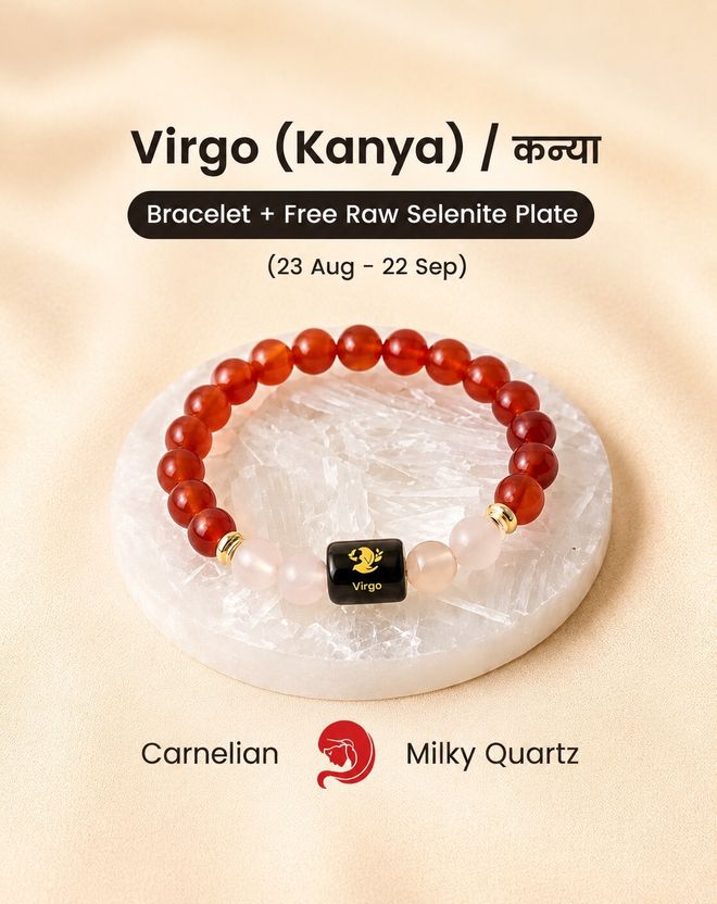Spyronix Real Treasure Crystal Quartz, Garnet Bracelet - Image 9