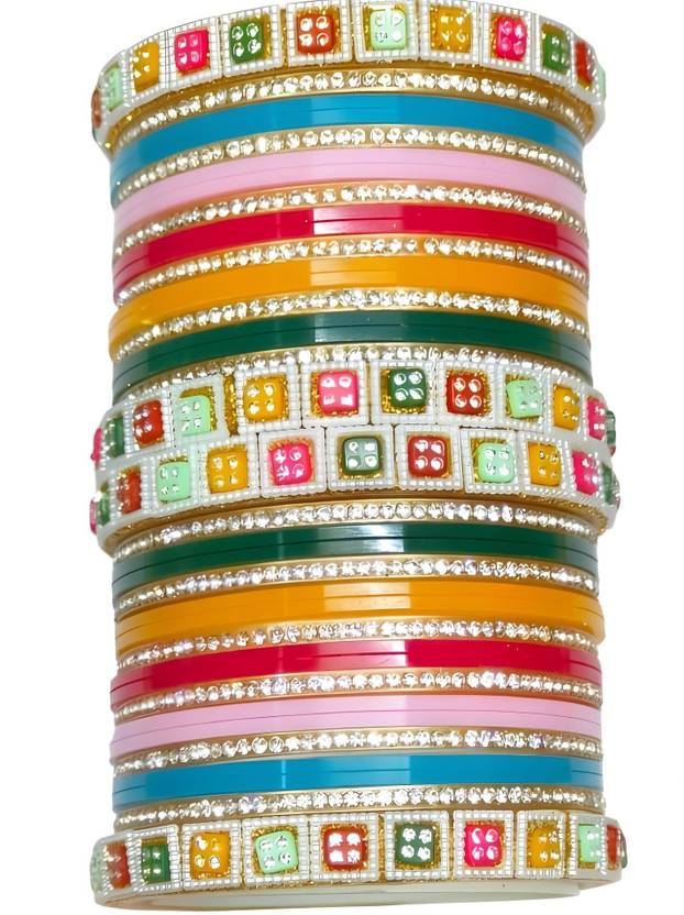 AMCM Plastic Zircon Bangle Set
