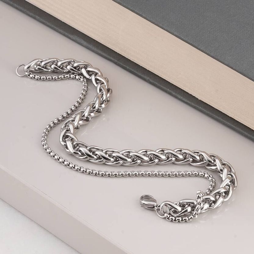 Inites Stainless Steel Silver Bracelet - Image 5