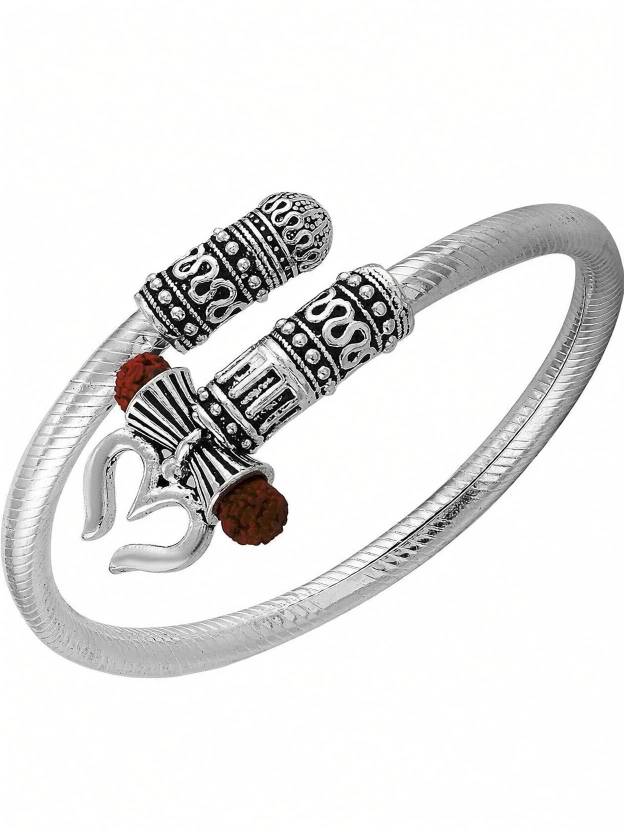 omaya jewels Alloy Silver Kada