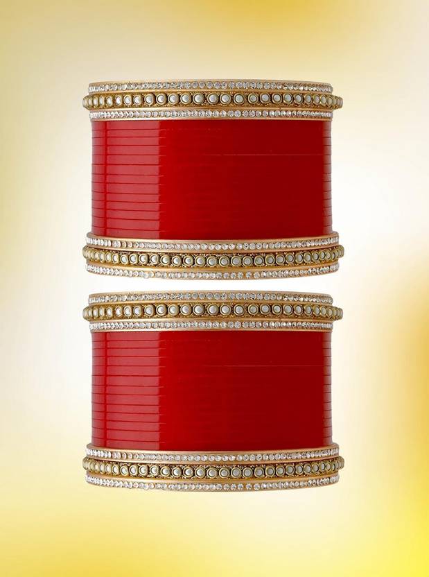 T4 JEWELS Plastic Cubic Zirconia Gold-plated Chudas