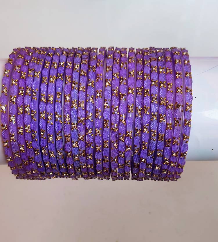 Ankit Glass Beryl, Alexandrite Brass Bangle