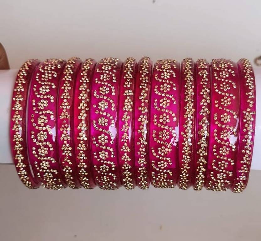 Ankit Glass Alexandrite Gold-plated Ring Bangle