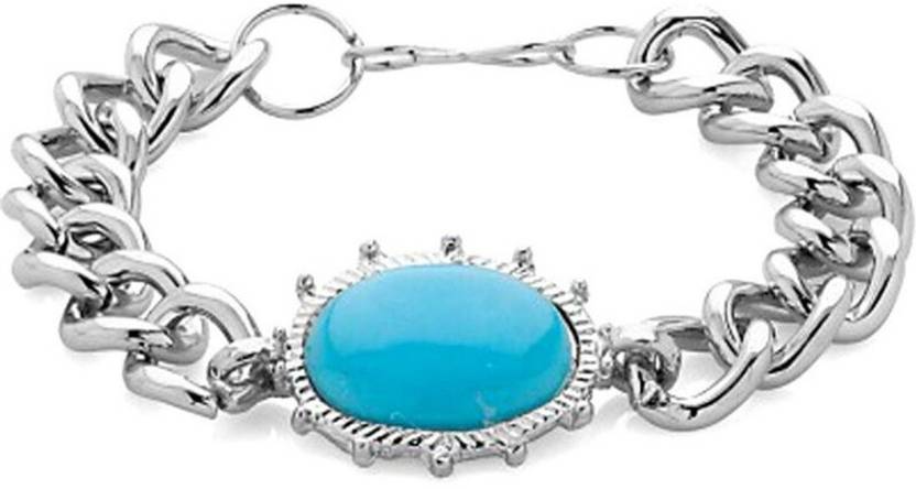 Metal, Leather Bracelet  (Pack of 2)