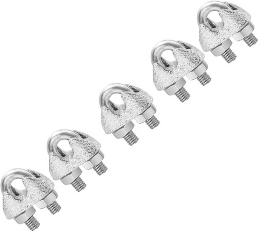 ABSSports 5pcs Wire Rope Clip U-Bolt Saddle Fasteners Used For Gym Wire Lock Multi-training Bar