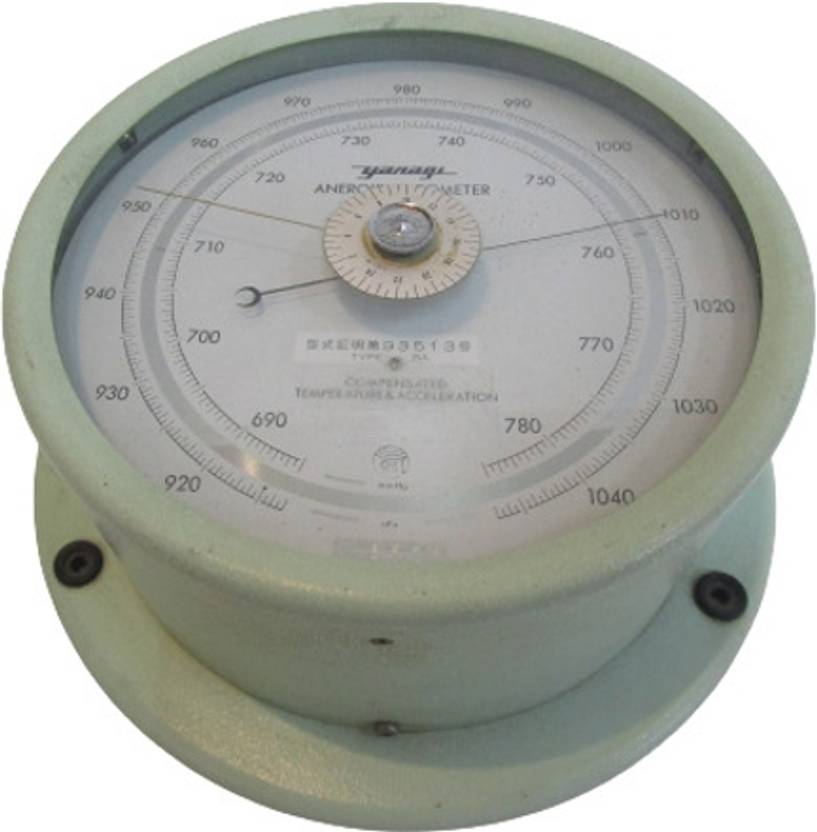 BRASS BLESSING YANGI LARGE Aneroid Barometer SIX Aneroid Cells JAPAN (1963) Barometer Price