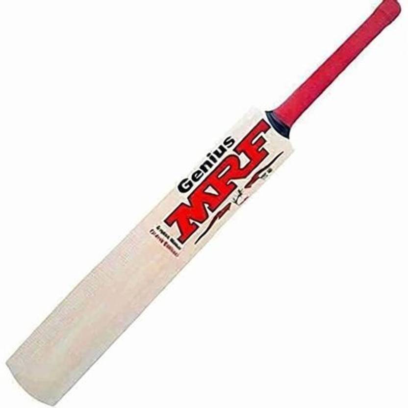 AVG MRF Genius Poplar (size-6) Tennis Bat Poplar Willow Cricket Bat Poplar Willow Cricket Bat For 11 - 13 Yrs