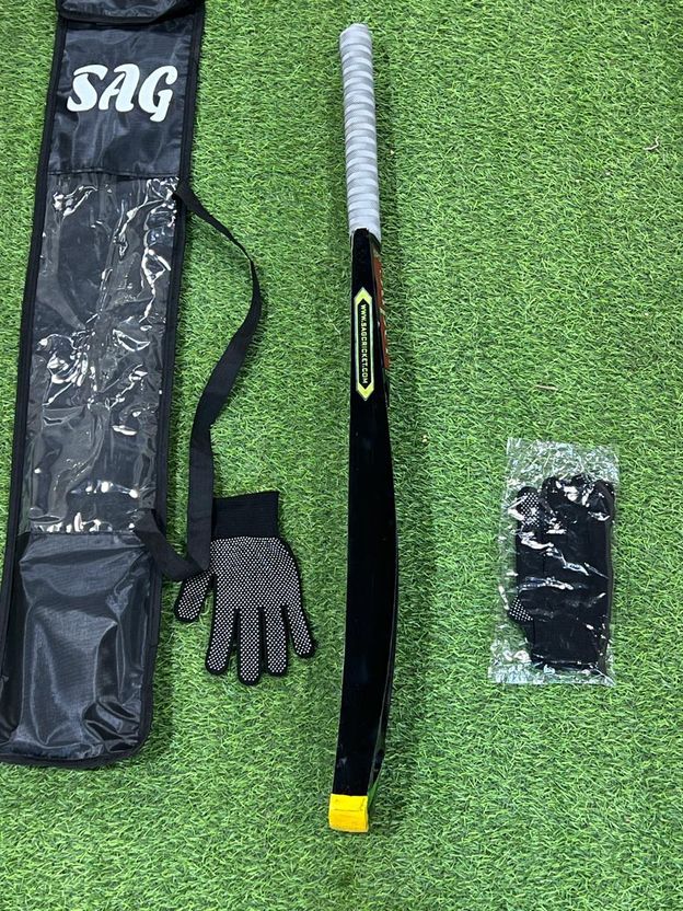 SAG_Black Monson Waterproof Tennis Cricket Bat - Image 2