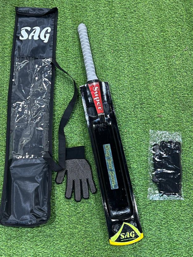 SAG_Black Monson Waterproof Tennis Cricket Bat - Image 5