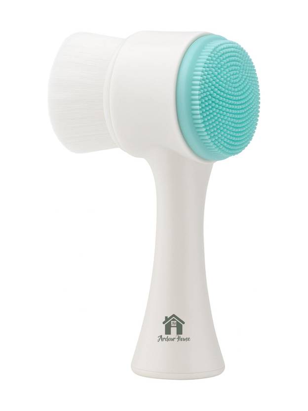 Ardour House Facial Cleansing Brush - 2 in 1 Face Wash Brush Manual Dual Face Scrub Brush
