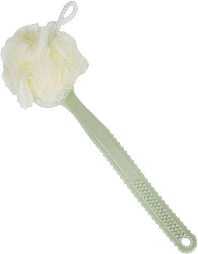 Masox Store 2in1 Bath Sponge Dourable Side Back Scrubber Brush Loofah