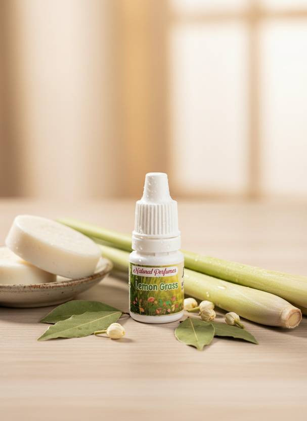 anyways Natural Lemon Grass Fragrance Oil 10ml – Premium Long Lasting Scent for Soap