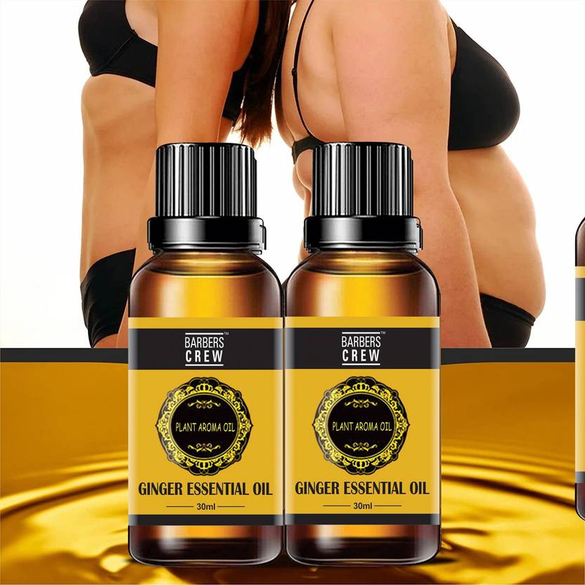 Barbers Crew Drainage Ginger OIL For A Belly Fat Reduce Full Body Fat Burner-30ml-2-Bottle-