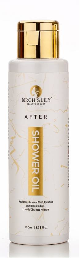 Birch and Lily After Shower Oil | Silky Smooth Skin | Blend of Almond, Rosemary, Tea Tree Oils