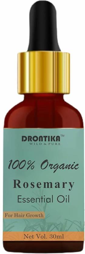drontika Rosemary Essential Oil 100% Pure, Premium Quality, Undiluted, Therapeutic Grade