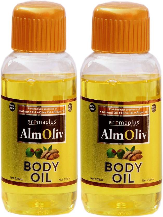 Aromaplus Almoliv Body Oil|Enriched with goodness of Almond, olive,and Argon oil