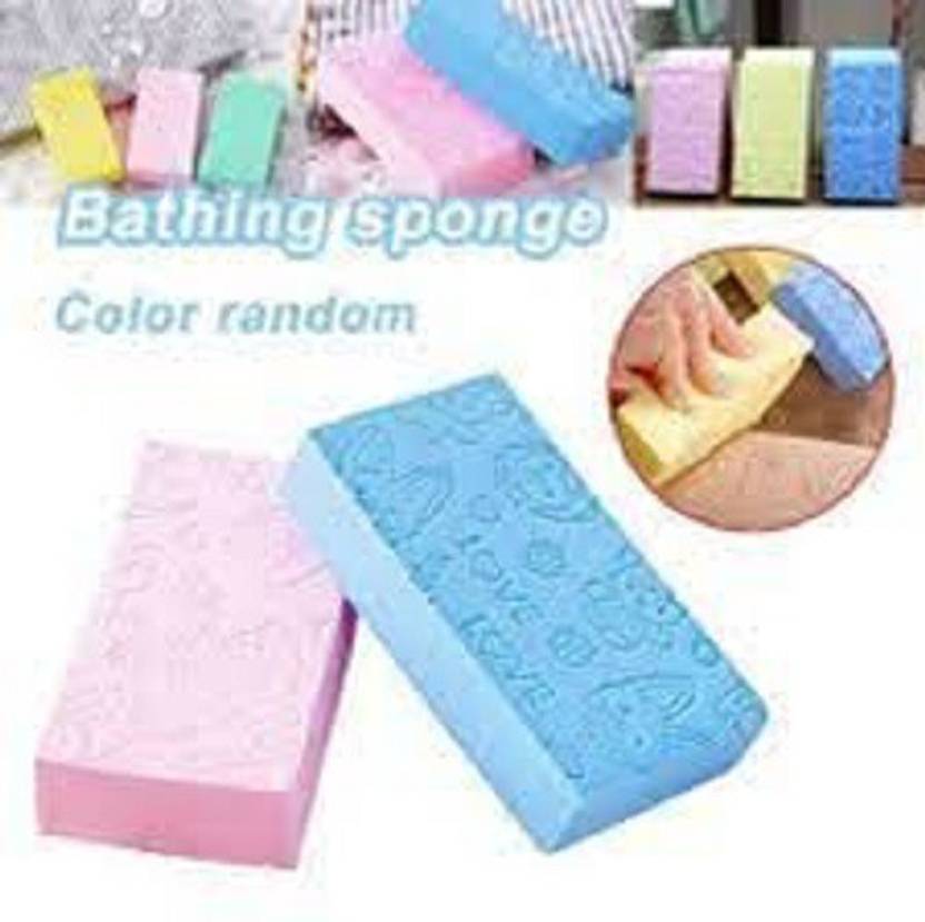 CareHut Bath Sponge, Bath Scrubber, Bathing Loofah, Dead Skin Remover ( Set Of 2 )