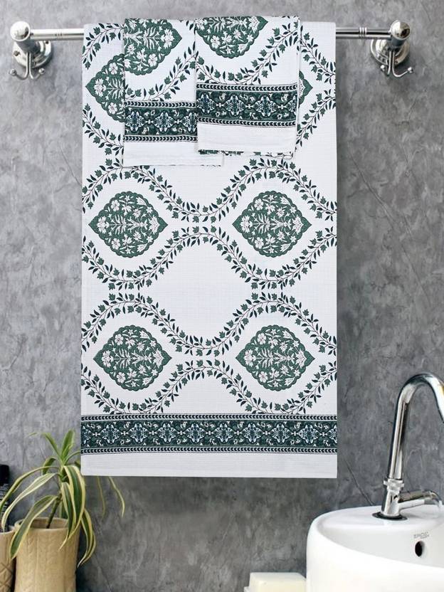 CHICERY Cotton 400 GSM Bath Towel Set