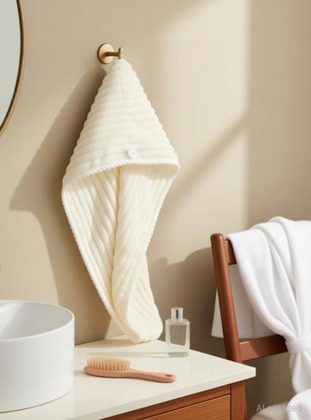 Divyam Microfiber 425 GSM Hair Towel