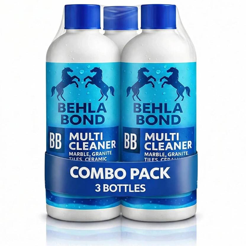 BEHLABOND Pack of 3 Multi Cleaner Rapid Action Liquid for Tiles, Marble, Granite & Ceramic Fresh
