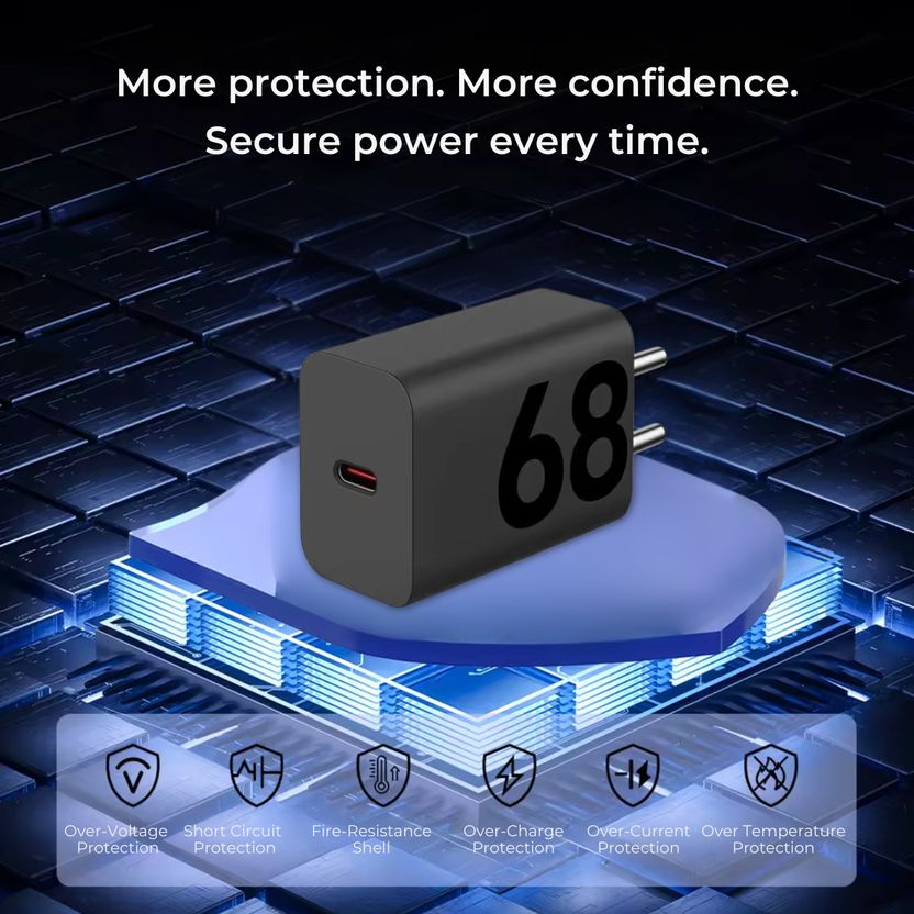 MAK 68W TurboPower 3.0 6A Wall Charger - Image 2