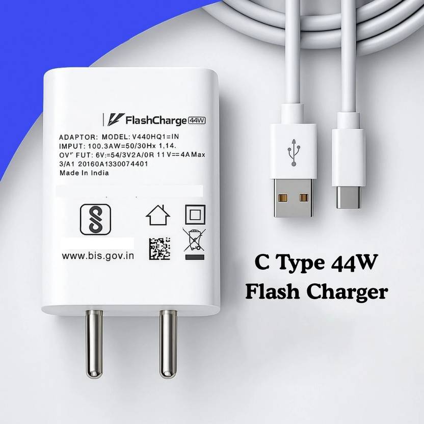 WOLTARA 44 W Dash 3.6 A Wall Charger for Mobile with Detachable Cable