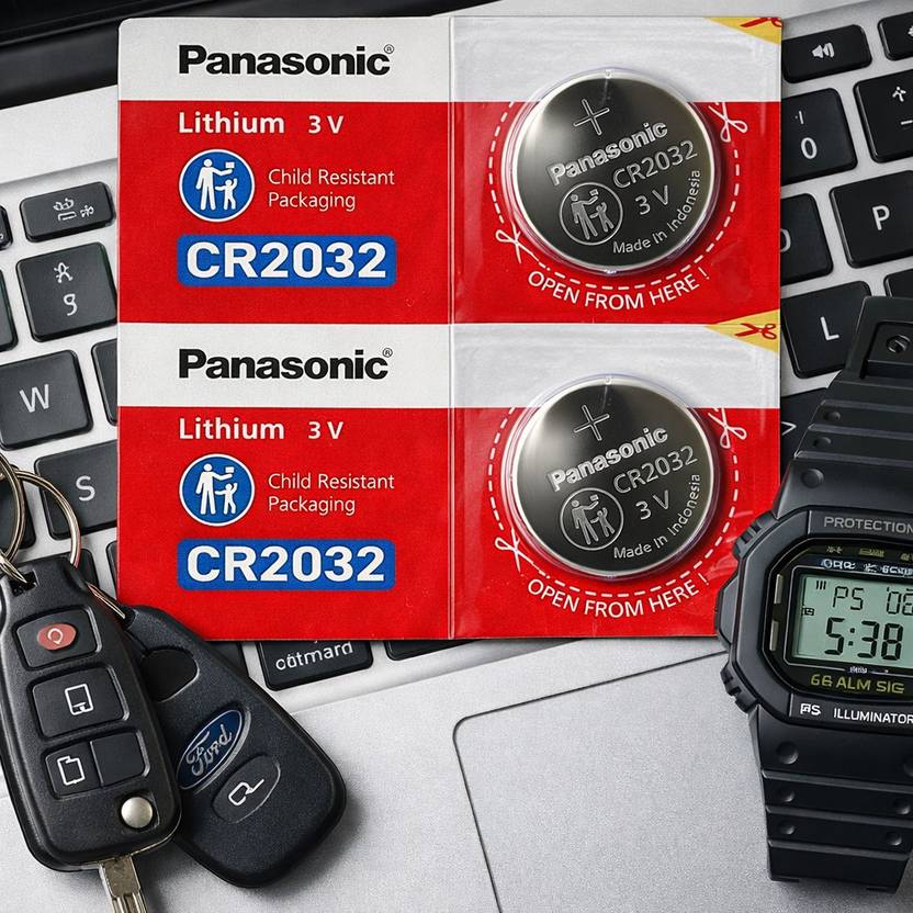 Panasonic Premium Quality CR2032 for Smart Gadgets Electronics Devices Battery
