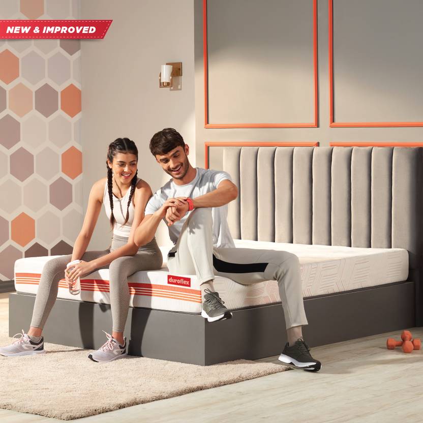 duroflex Quboid Qube Cell Technology with 3 Zoned NRG Layer Zero